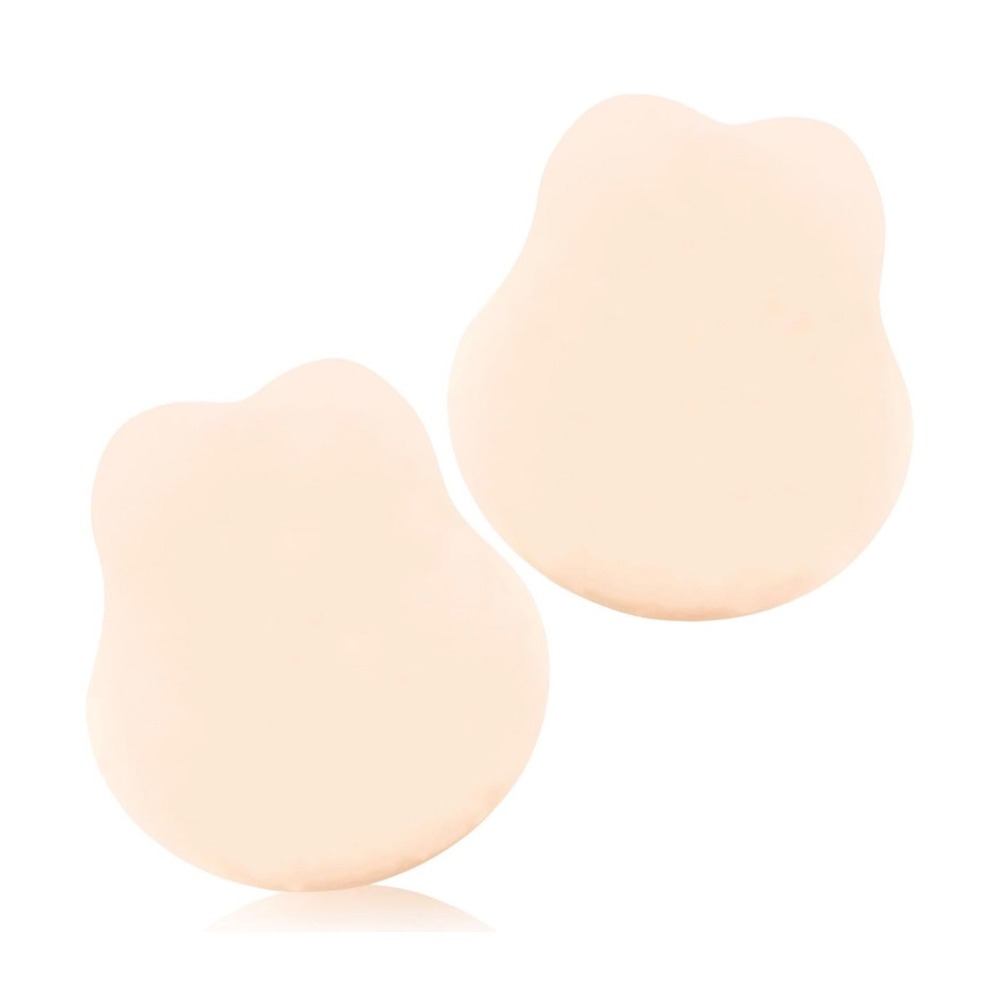 Sticky Bra for Women Beige Adhesive Silicone Nipple Covers Strapless‎ Lift